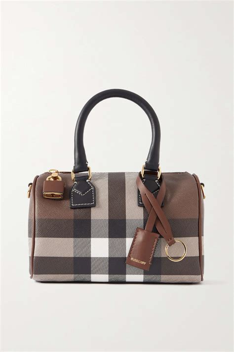 burberry plaid canvas tote|net a porter Burberry tote.